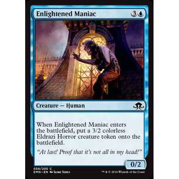 MtG Eldritch Moon Common Enlightened Maniac (Foil) #58