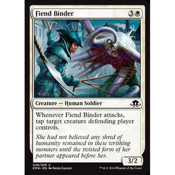 MtG Eldritch Moon Common Fiend Binder (Foil) #26