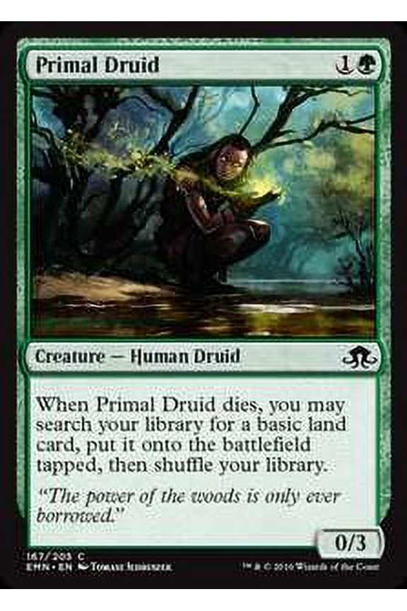 MtG Eldritch Moon Common Primal Druid (Foil) #167