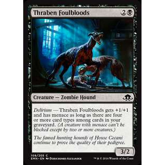 MtG Eldritch Moon Common Thraben Foulbloods (Foil) #108