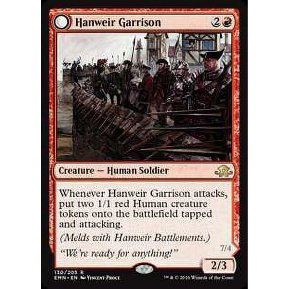 MtG Eldritch Moon Rare Hanweir Garrison (Foil) #130