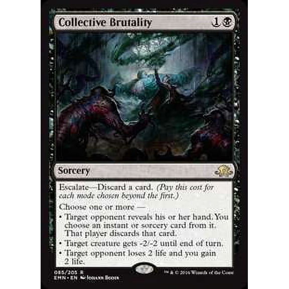 MtG Eldritch Moon Rare Collective Brutality #85