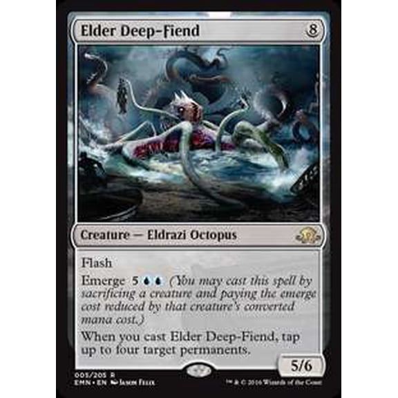MtG Eldritch Moon Rare Elder Deep-Fiend #5