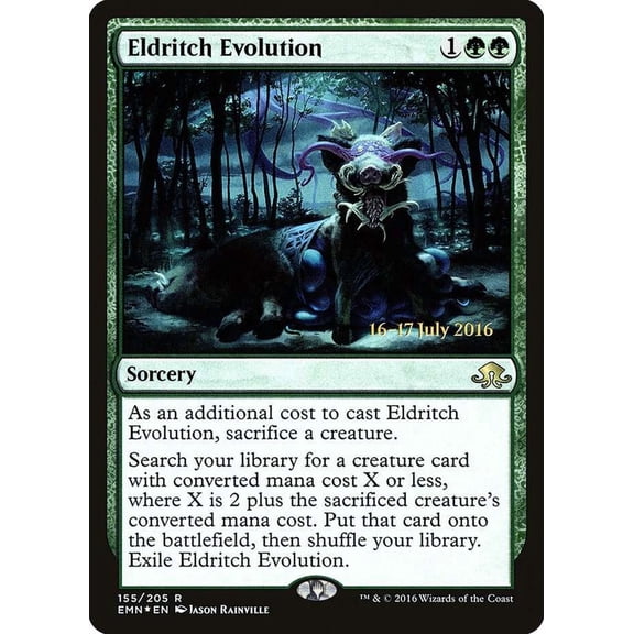 MtG Eldritch Moon Rare Eldritch Evolution (Prerelease Foil) #155