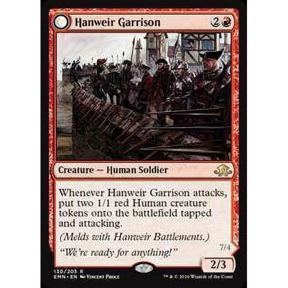 MtG Eldritch Moon Rare Hanweir Garrison #130
