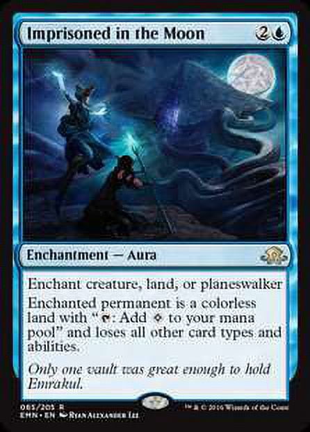 MtG Eldritch Moon Rare Imprisoned in the Moon #65 - Walmart.com