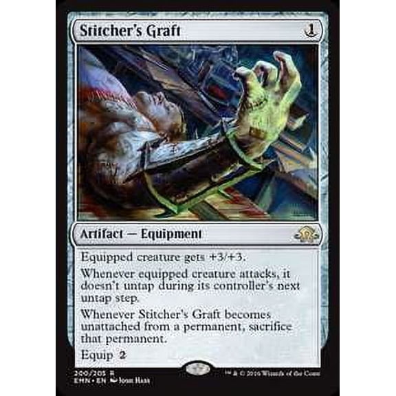 MtG Eldritch Moon Rare Stitcher's Graft #200