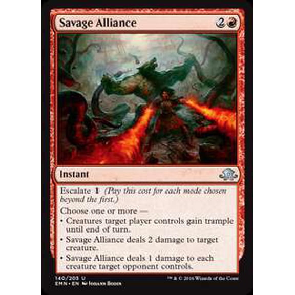 MtG Eldritch Moon Uncommon Savage Alliance (Foil) #140