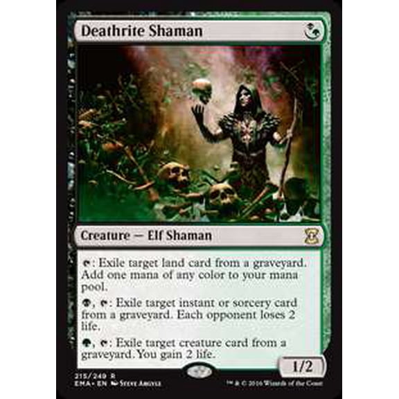 MtG Eternal Masters Rare Deathrite Shaman #215