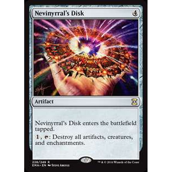 MtG Eternal Masters Rare Nevinyrral's Disk #228