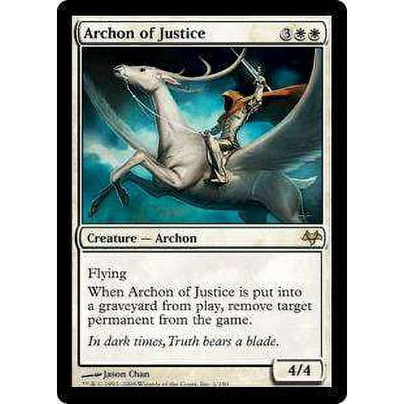 MtG Eventide Rare Archon of Justice (Foil) #1