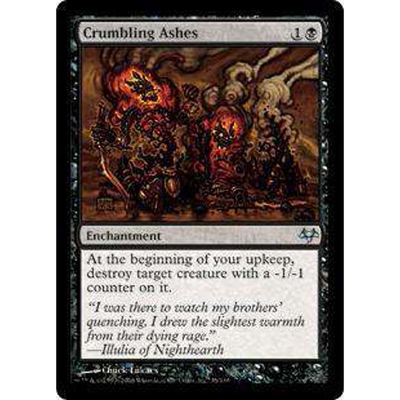 MtG Eventide Uncommon Crumbling Ashes #35