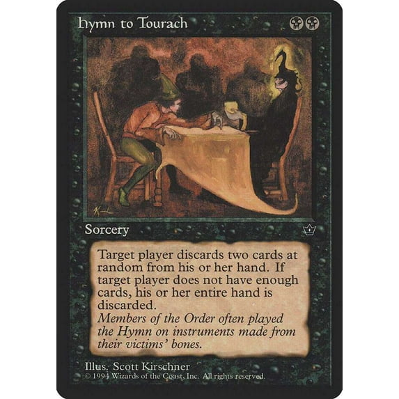 MtG Fallen Empires Common Hymn to Tourach (Table Version)