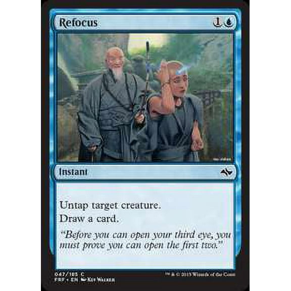 MtG Fate Reforged Common Refocus (Foil) #47