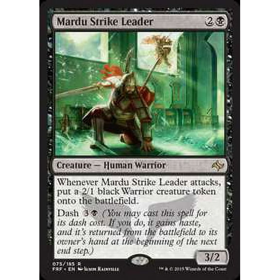 MtG Fate Reforged Rare Mardu Strike Leader (Foil) #75