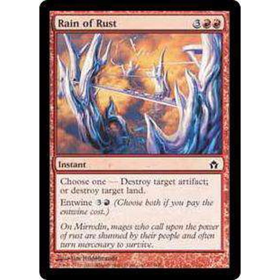 MtG Fifth Dawn Common Rain of Rust #76