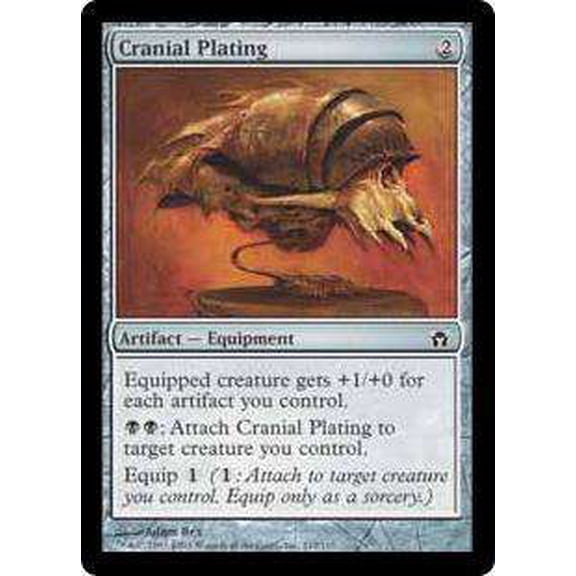 MtG Fifth Dawn Cranial Plating [Foil]