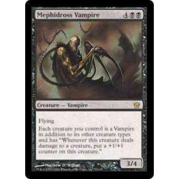MtG Fifth Dawn Rare Mephidross Vampire #53