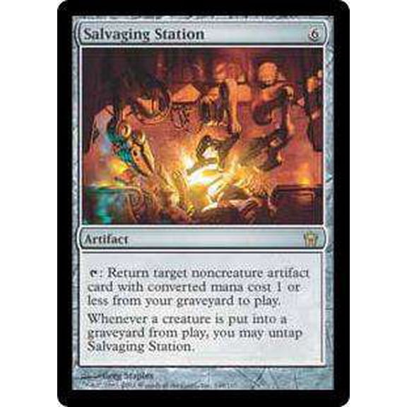 MtG Fifth Dawn Rare Salvaging Station #148