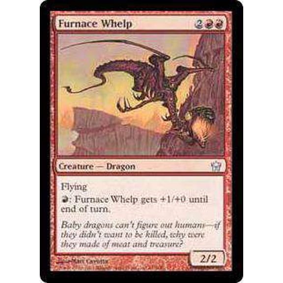 MtG Fifth Dawn Uncommon Furnace Whelp #65