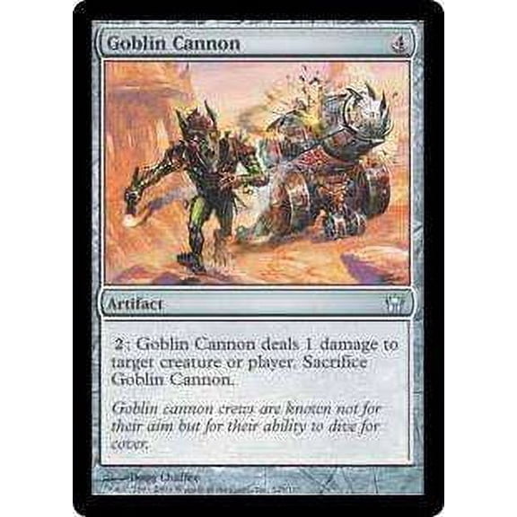 MtG Fifth Dawn Uncommon Goblin Cannon #125