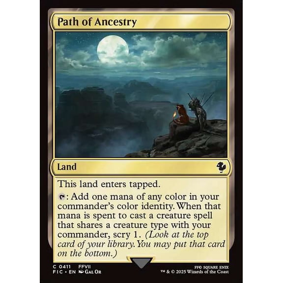 MtG Final Fantasy Commander Common Path of Ancestry #411