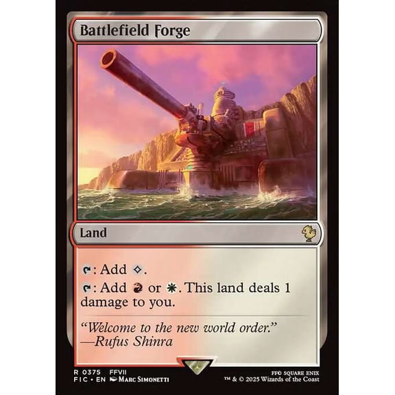 MtG Final Fantasy Commander Rare Battlefield Forge #375