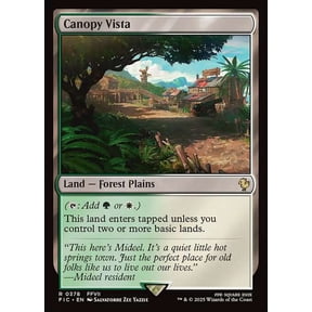 MtG Final Fantasy Commander Rare Canopy Vista #378