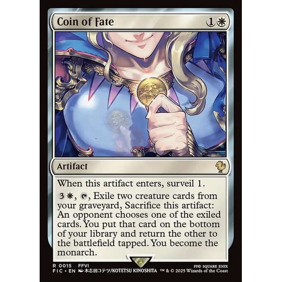 MtG Final Fantasy Commander Rare Coin of Fate #15