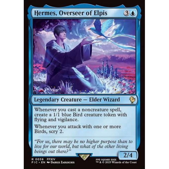 MtG Final Fantasy Commander Rare Hermes, Overseer of Elpis #36
