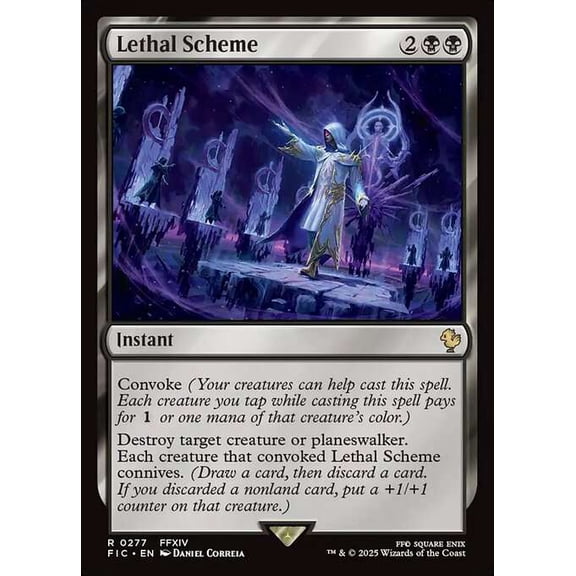 MtG Final Fantasy Commander Rare Lethal Scheme #277