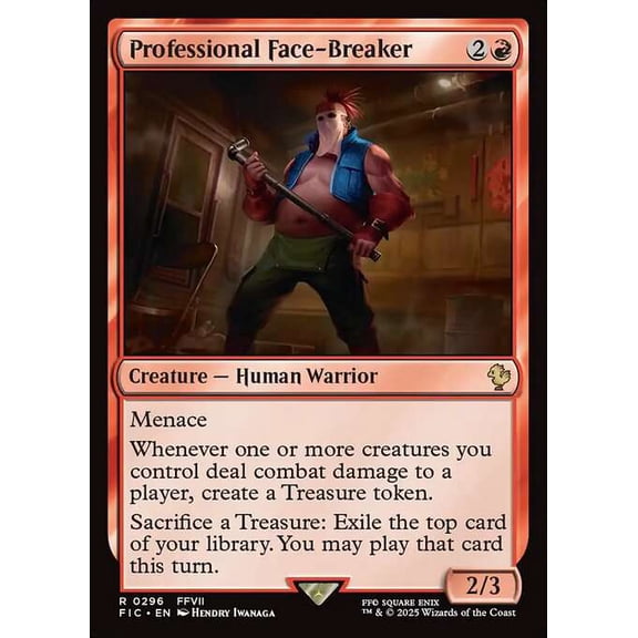 MtG Final Fantasy Commander Rare Professional Face-Breaker #296