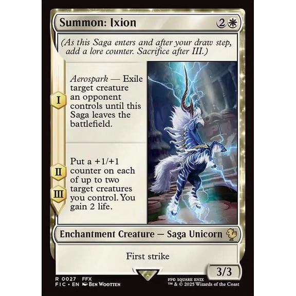 MtG Final Fantasy Commander Rare Summon: Ixion #27