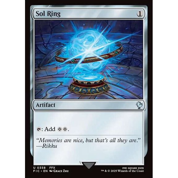 MtG Final Fantasy Commander Uncommon Sol Ring #358