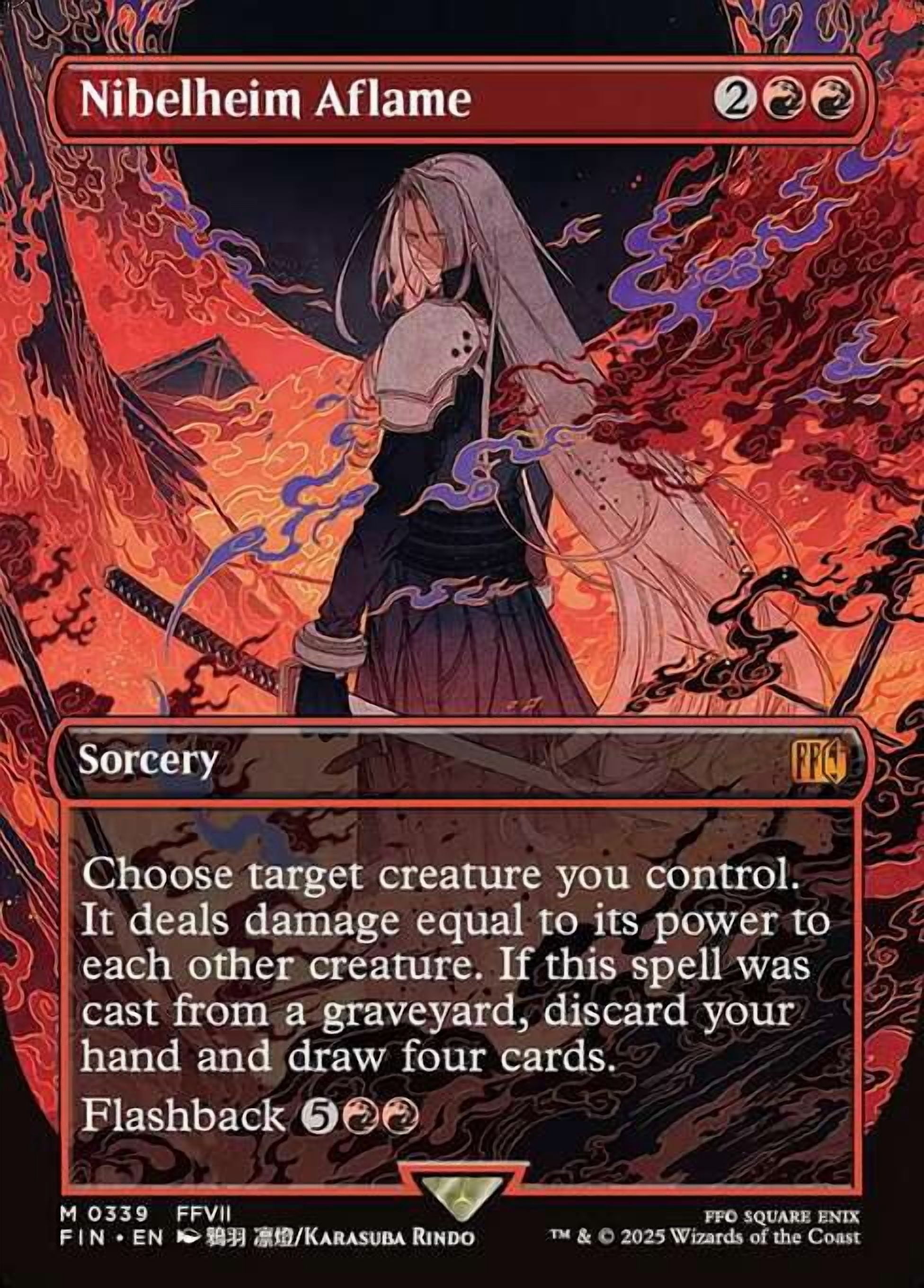 mtg final fantasy alt art Magic The Gathering Final Fantasy Single Card Rare Balthier and Fran 393 Borderless Alternate Art FOIL