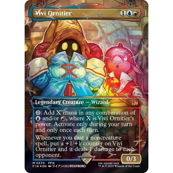 MtG Final Fantasy Mythic Rare Vivi Ornitier [Chocobo Track Foil] #570