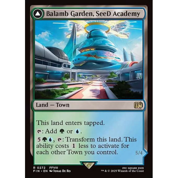 MtG Final Fantasy Rare Balamb Garden, SeeD Academy // Balamb Garden, Airborne #272