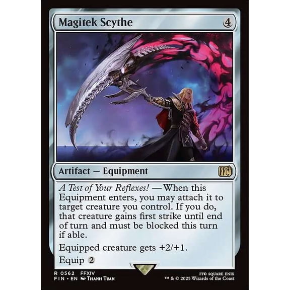 MtG Final Fantasy Rare Magitek Scythe [Starter Kit] #562