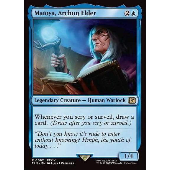 MtG Final Fantasy Rare Matoya, Archon Elder #62