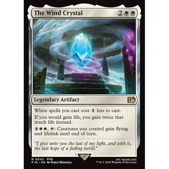MtG Final Fantasy Rare The Wind Crystal #43