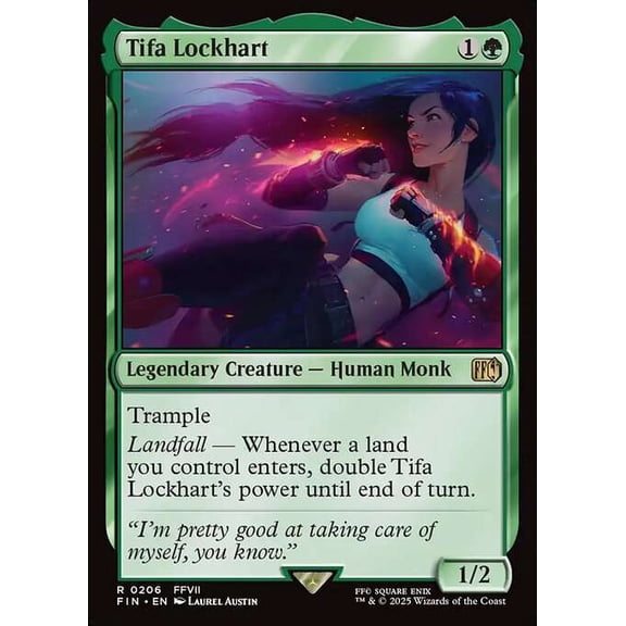 MtG Final Fantasy Rare Tifa Lockhart #206