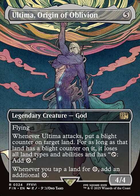 MtG Final Fantasy Rare Ultima, Origin of Oblivion (Borderless