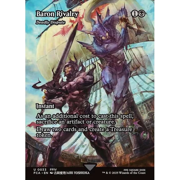 MtG Final Fantasy: Through the Ages Uncommon Baron Rivalry - Deadly Dispute [Showcase] #33