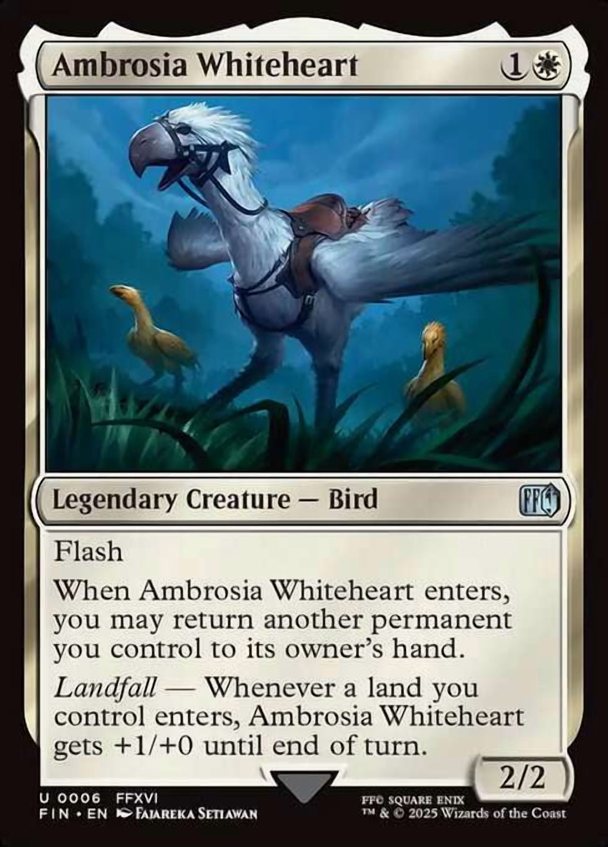 final fantasy mtg uncommons Magic: The Gathering MtG Final Fantasy Uncommon Ambrosia