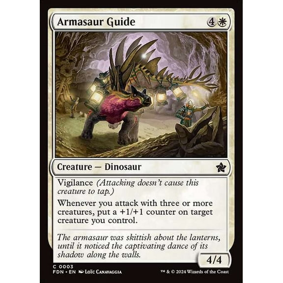 MtG Foundations Common Armasaur Guide (FOIL) #3