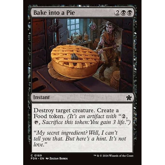 MtG Foundations Common Bake into a Pie #169