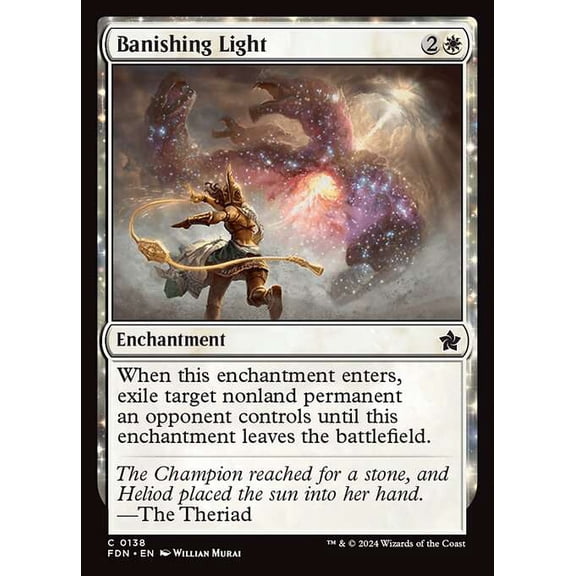 MtG Foundations Common Banishing Light #138