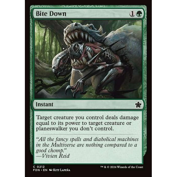 MtG Foundations Common Bite Down #212