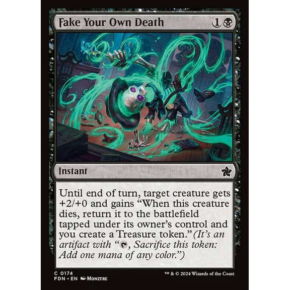 MtG Foundations Common Fake Your Own Death #174