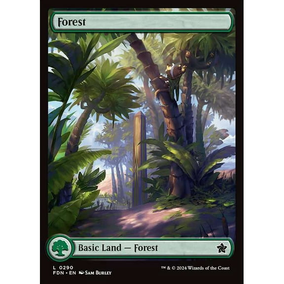 MtG Foundations Common Forest #290